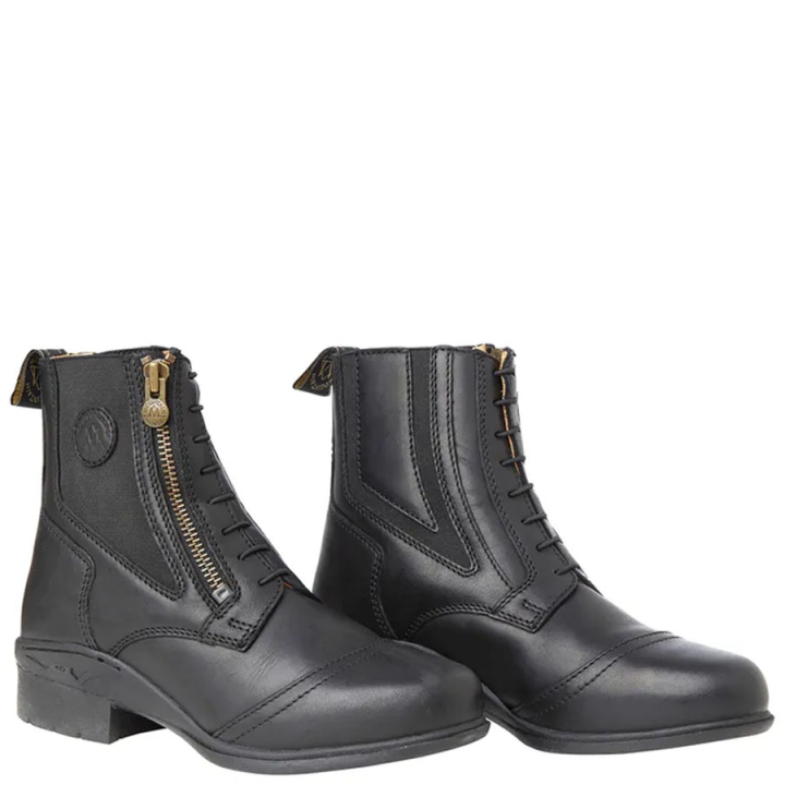 Boots d'équitation Valkyria Side Zip Paddock Noir dans le groupe Boots, Bottes & Chaps / Boots d'équitation chez Equinest (011050100IOBA_r)