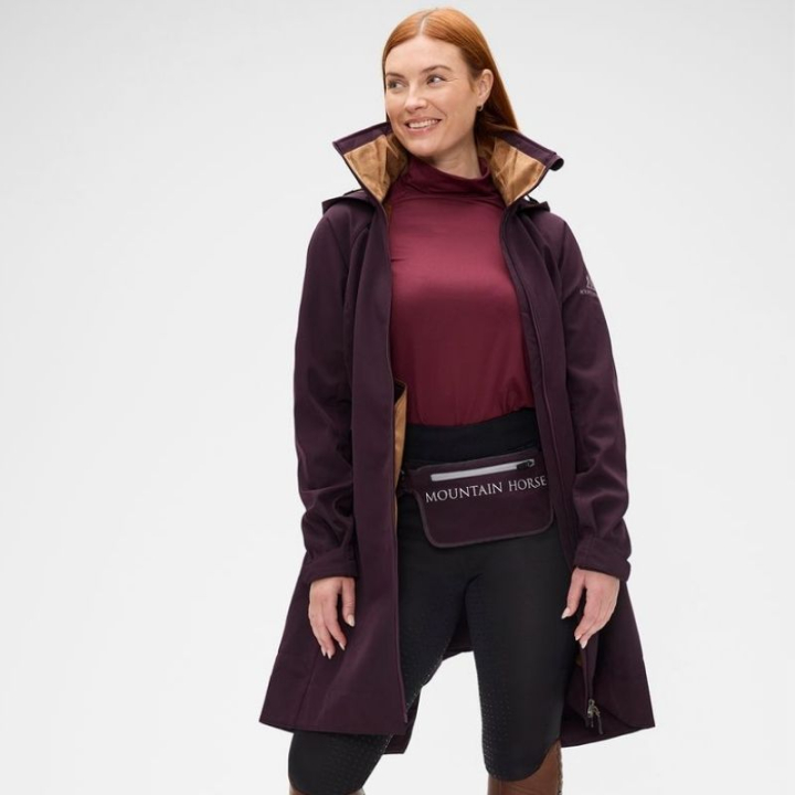 Parka d'équitation Stella Softshell Dark Bordeaux dans le groupe Vêtements d'équitation / Manteaux & Vestes / Manteaux d'équitation chez Equinest (03325490003DBX_r)