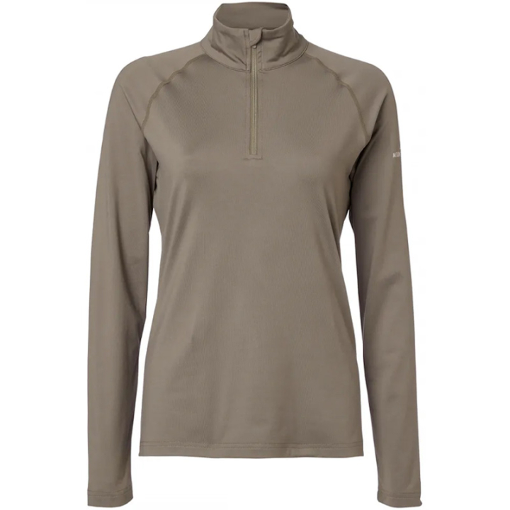 T-shirt fonctionnel Isolde Tech Top Taupe dans le groupe Vêtements d'équitation / Pulls chez Equinest (04548090503TAU_r)
