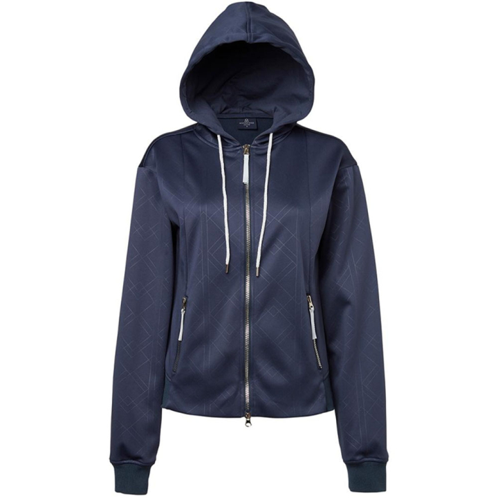 Hoodie Starla Zip Bleu Marine dans le groupe Vêtements d'équitation / Pulls chez Equinest (04582043NA_r)