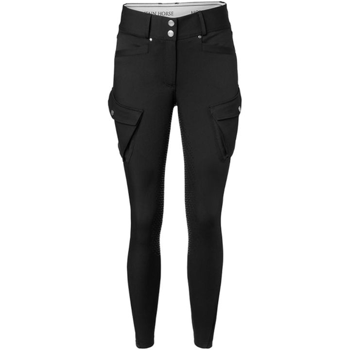 Pantalon d'équitation Estelle Cargo Full Grip Noir dans le groupe Vêtements d'équitation / Pantalons d'équitation / Culottes d'équitation chez Equinest (05384010BA_r)