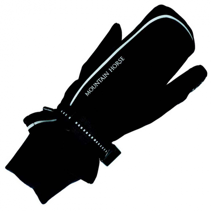 Gants d'hiver Junior Triplex noir à trois doigts dans le groupe Vêtements d'équitation / Gants chez Equinest (07043JrSv_r)