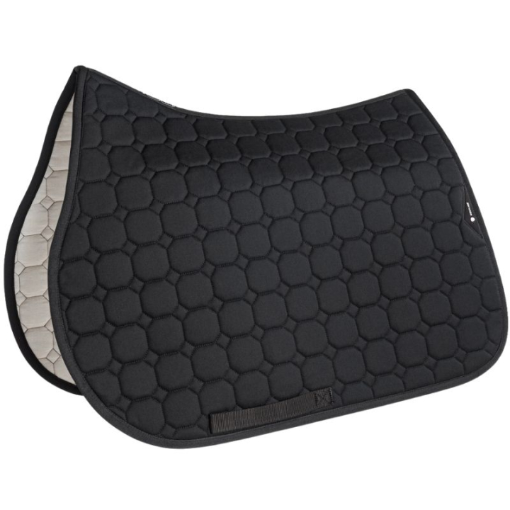 Tapis de selle de saut Octagon Noir dans le groupe Équipement cheval / Tapis de selle / Tapis de selle mixte & Tapis de selle de saut chez Equinest (072001011Sv_r)