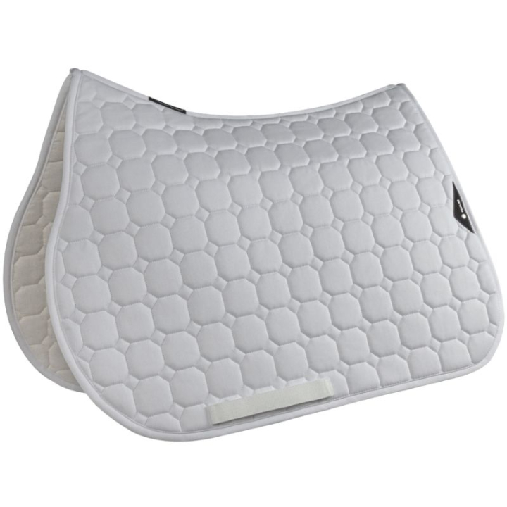 Tapis de selle de saut Octagon Blanc dans le groupe Équipement cheval / Tapis de selle / Tapis de selle mixte & Tapis de selle de saut chez Equinest (072001011Vi_r)