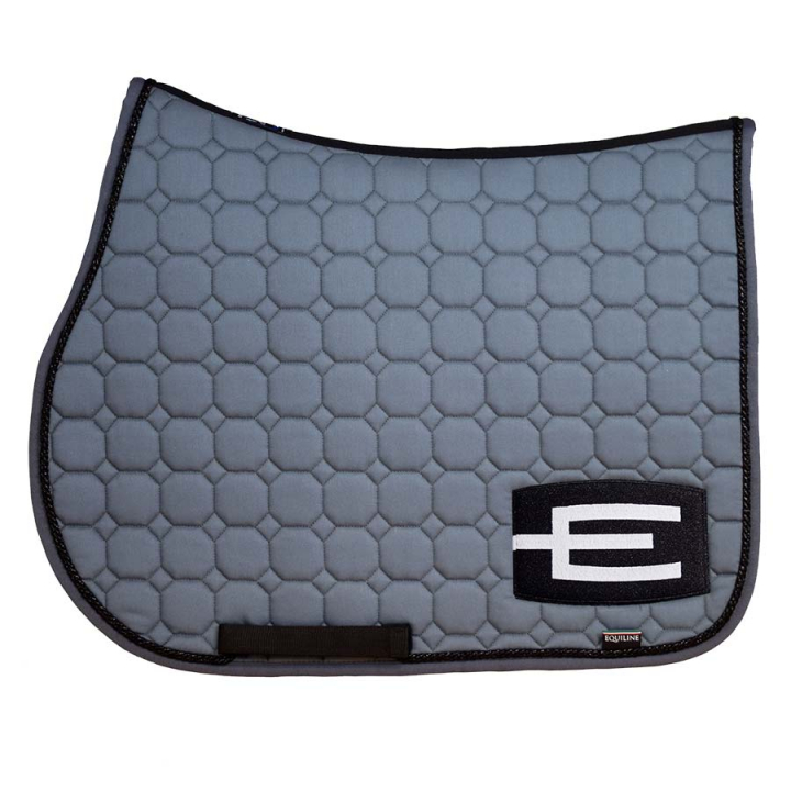 Tapis de selle E-logo Gris Glitter Noir/Blanc dans le groupe Équipement cheval / Tapis de selle / Tapis de selle avec logo E chez Equinest (0720911Gr-GsVi_r)