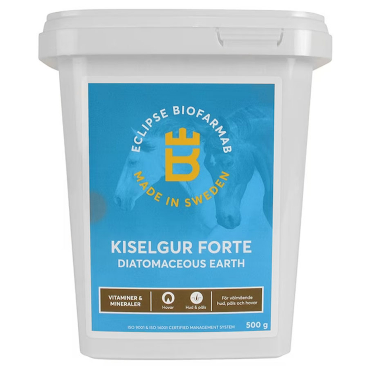Kieselguhr Forte 0,5 kg  dans le groupe Compléments alimentaires / Compléments alimentaires pour chevaux / Peau & Pelage chez Equinest (0798)