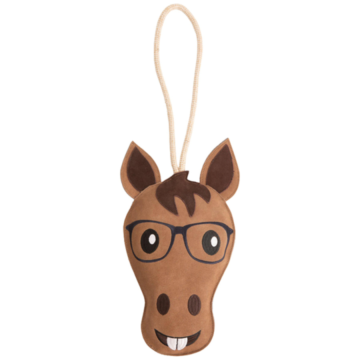 Jouet pour cheval Equimojis The Brainiac Marron dans le groupe Écurie & Pré / Jouets pour chevaux chez Equinest (100213BR)
