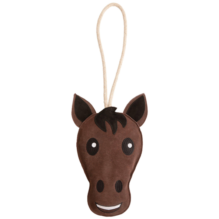 Jouet pour cheval Equimojis The Happy One Marron Foncé dans le groupe Écurie & Pré / Jouets pour chevaux chez Equinest (100214BR)