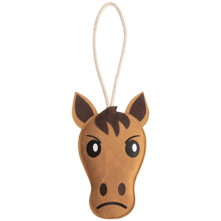 Jouet pour cheval Equimojis The Grumpy One Marron dans le groupe Écurie & Pré / Jouets pour chevaux chez Equinest (100218BR)