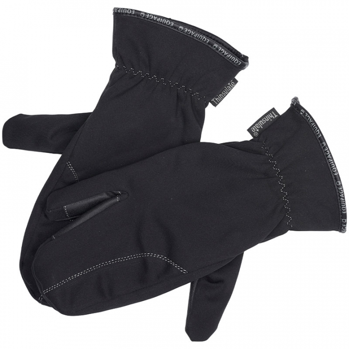 Gants d'hiver Colt noir à trois doigts dans le groupe Vêtements d'équitation / Gants chez Equinest (100271001BA)