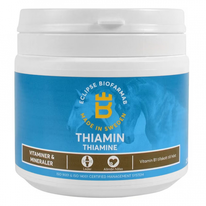 Thiamine 250 g dans le groupe Compléments alimentaires / Compléments alimentaires pour chevaux / Vitamines & Minéraux chez Equinest (1031)