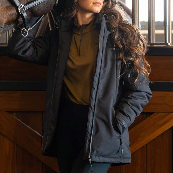 Veste d'Équitation Sally Noir dans le groupe Vêtements d'équitation / Manteaux & Vestes / Vestes d'équitation chez Equinest (104251001BA)