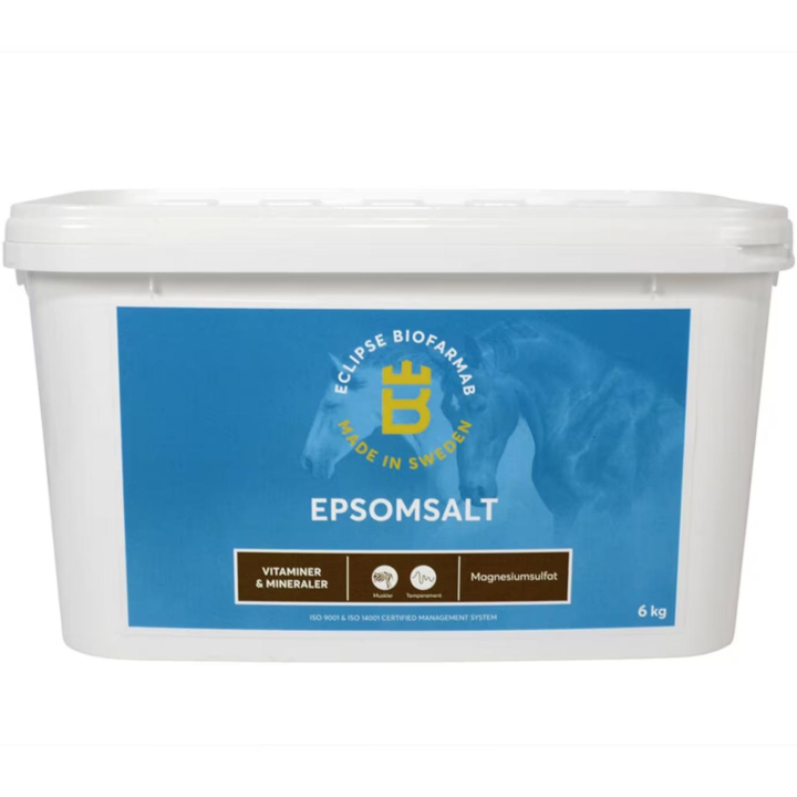 Epsomsalt MgSo4 6kg dans le groupe Compléments alimentaires / Compléments alimentaires pour chevaux / Vitamines & Minéraux chez Equinest (10869NE)