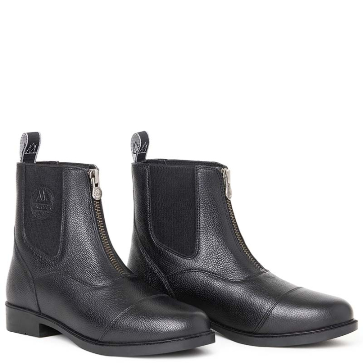 Boots d'équitation Ragazza Young Front Zip Paddock Noir dans le groupe Boots, Bottes & Chaps / Boots d'équitation chez Equinest (11055010BA_r)