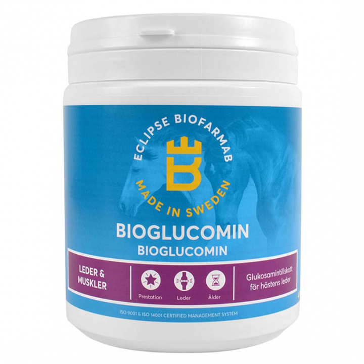 BioGlucomin 450 g dans le groupe Compléments alimentaires / Compléments alimentaires pour chevaux / Cuir chez Equinest (1183)