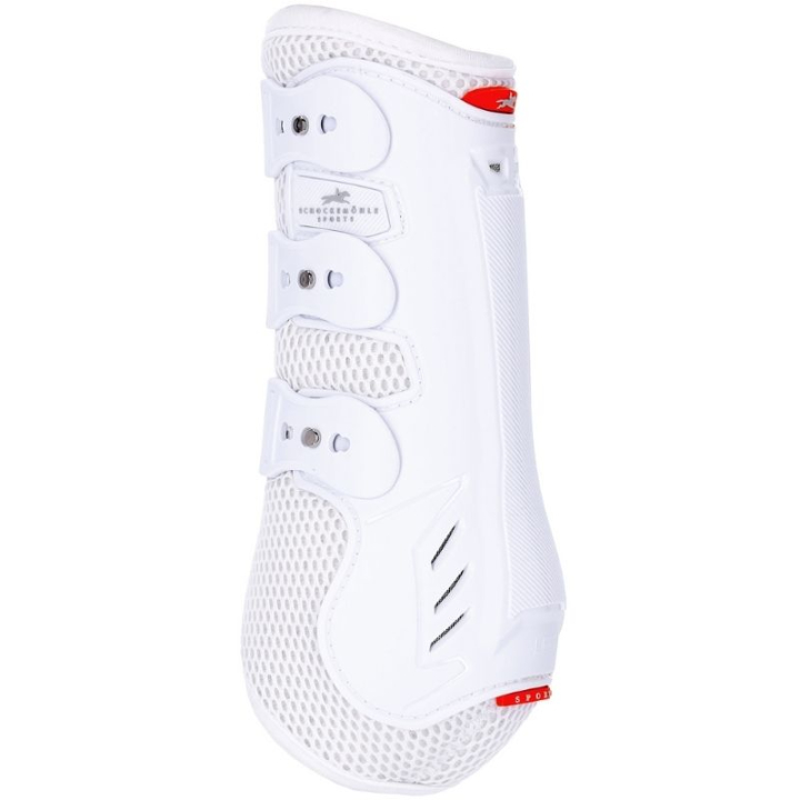 Guêtres de dressage Air Flow Front Blanc dans le groupe Équipement cheval / Protections des Membres / Guêtres fermées & Guêtres de dressage chez Equinest (1201000281WH_r)
