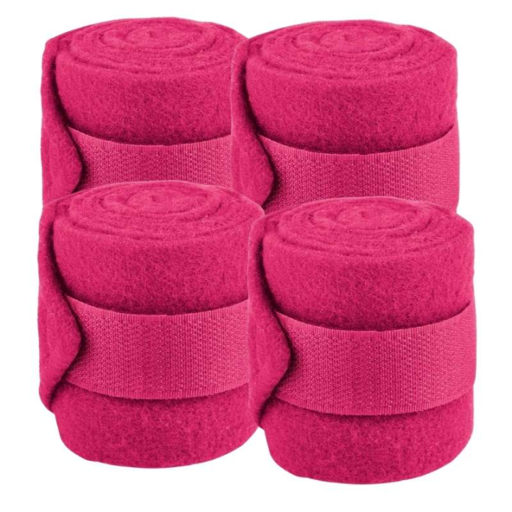 Bandages Shetty Fleece 4-pack Rose dans le groupe Équipement cheval / Protections des Membres / Bandages chez Equinest (128638PI)