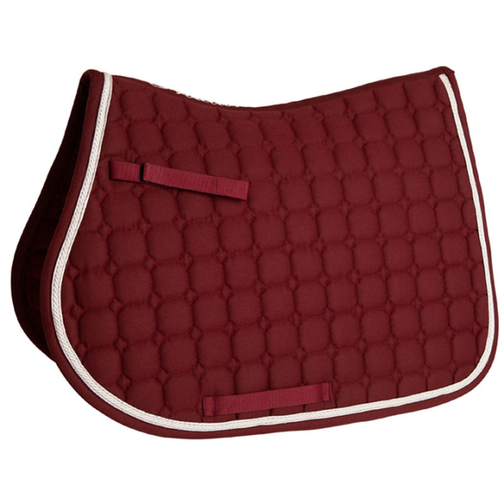 Tapis de selle Octagon Quilt Bordeaux dans le groupe Équipement cheval / Tapis de selle / Tapis de selle mixte & Tapis de selle de saut chez Equinest (132244WN_r)