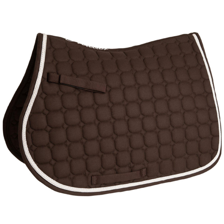 Tapis de selle Octagon Quilt Marron dans le groupe Équipement cheval / Tapis de selle / Tapis de selle mixte & Tapis de selle de saut chez Equinest (132254BR_r)