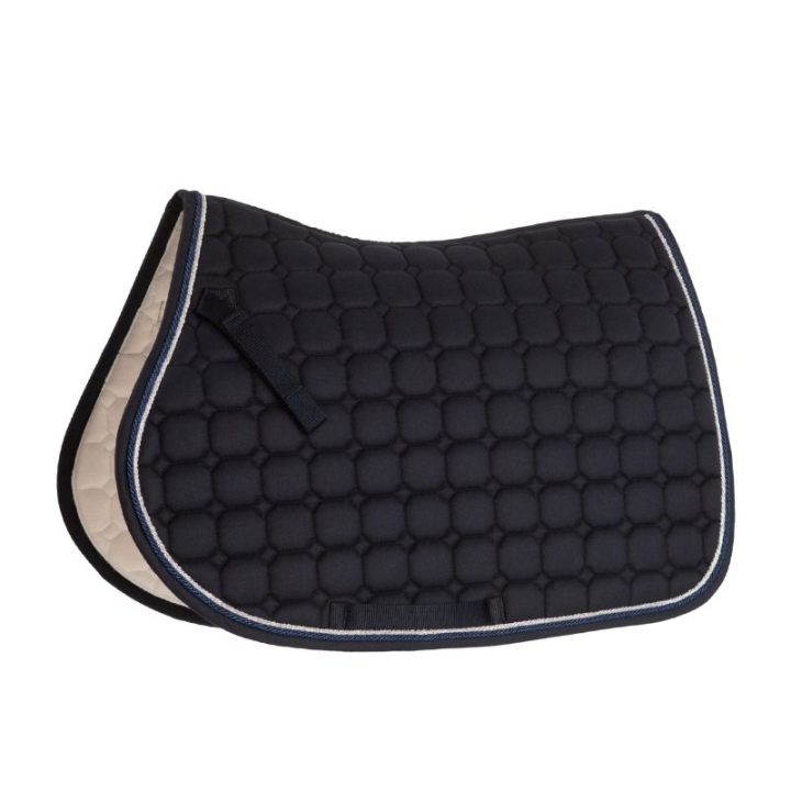 Tapis de selle Zari Shine Bleu marine/Argent dans le groupe Équipement cheval / Tapis de selle / Tapis de selle mixte & Tapis de selle de saut chez Equinest (133314NASI_r)