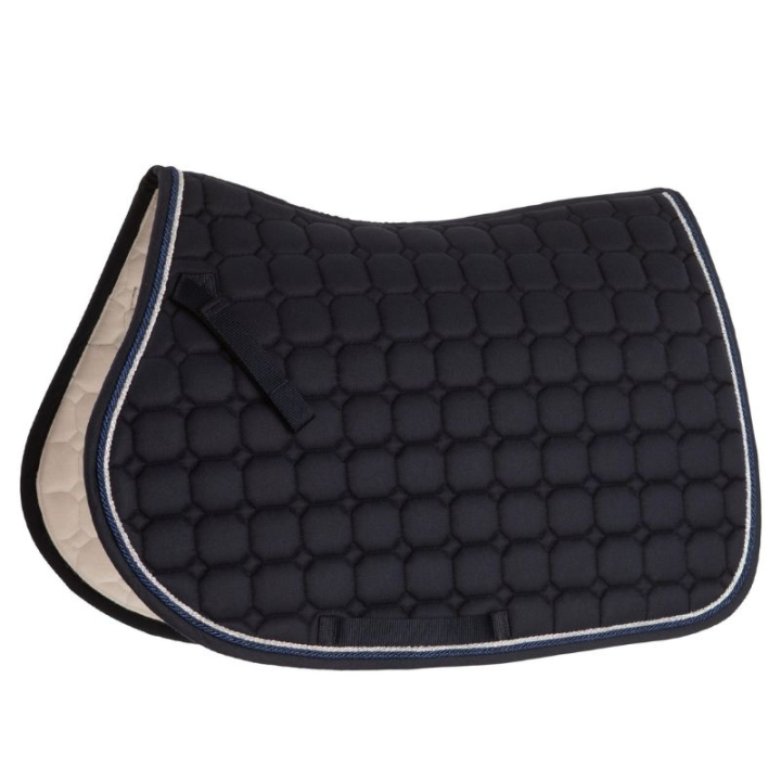 Tapis de selle Zari Shine Bleu marine/Argent dans le groupe Équipement cheval / Tapis de selle / Tapis de selle mixte & Tapis de selle de saut chez Equinest (133314NASI_r)