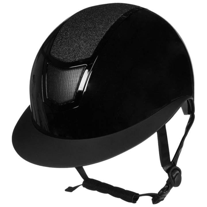 Casque d'équitation Shiny Diamond Wide Peak Noir dans le groupe Équipement d'équitation / Casque d'équitation / Visière solaire chez Equinest (137019100176BA_r)