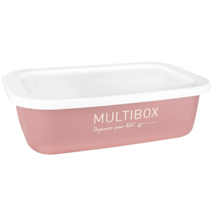 Multibox avec couvercle 3L Rose dans le groupe Écurie & Pré / Matériel pour l'écurie / Matériel d'alimentation chez Equinest (1500932PI)