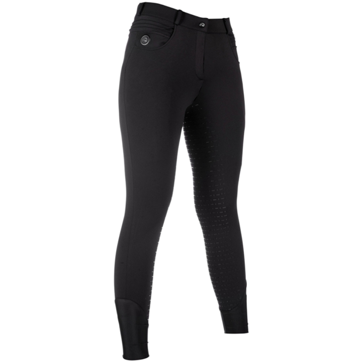 Pantalon d'équitation chauffant Comfort Full Grip Noir dans le groupe Vêtements d'équitation / Vêtements chauffants chez Equinest (150109100051BA_r)
