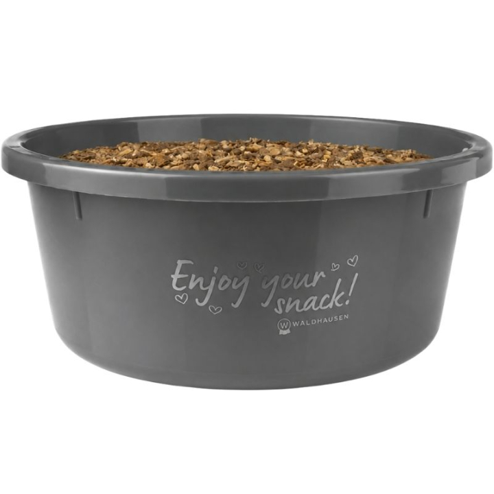 Gamelle avec couvercleL 2L Gris dans le groupe Écurie & Pré / Matériel pour l'écurie / Matériel d'alimentation chez Equinest (1501610GR-2)