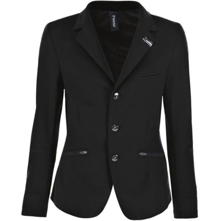 Veste de compétition Enfant/Junior Ivo Noir dans le groupe Vêtements d'équitation / Vestes et queues-de-pie chez Equinest (15960054BA_r)