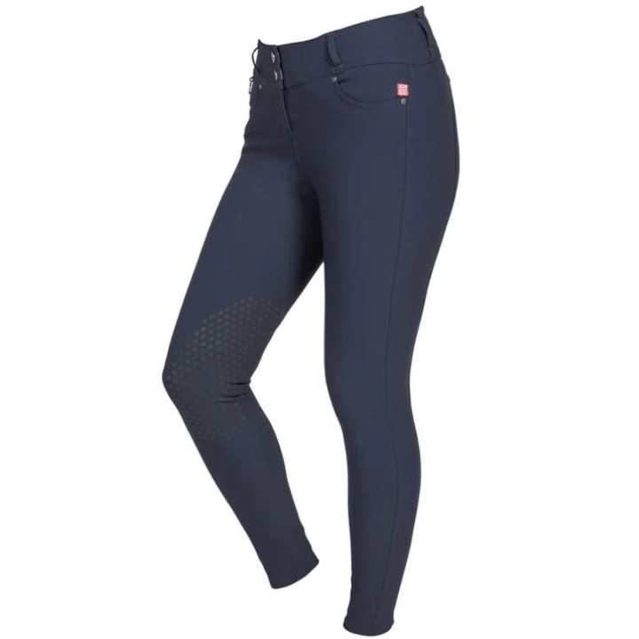 Culotte d'équitation Julia Knee Grip Bleu dans le groupe Vêtements d'équitation / Pantalons d'équitation / Culottes d'équitation chez Equinest (17705832BL_r)