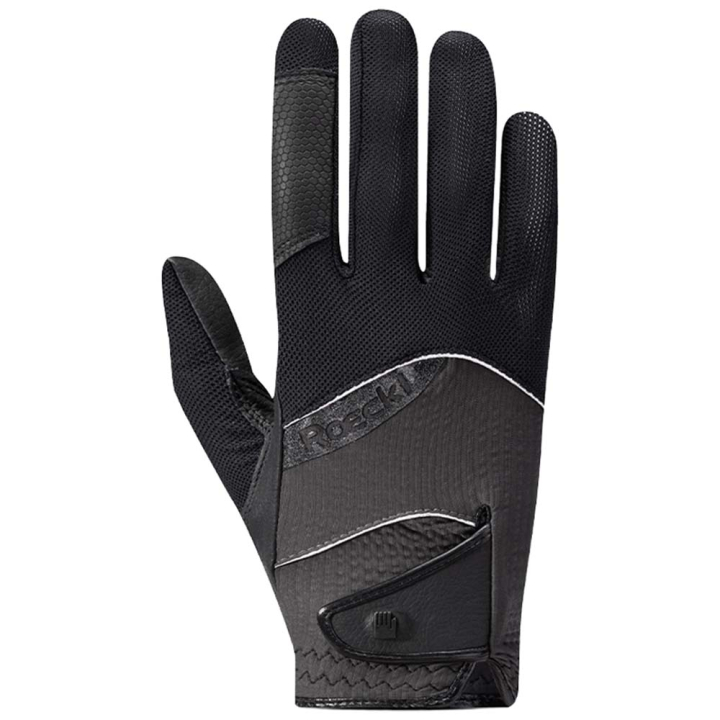 Gants d'équitation Millero Noir dans le groupe Vêtements d'équitation / Gants chez Equinest (180831002790BA_r)