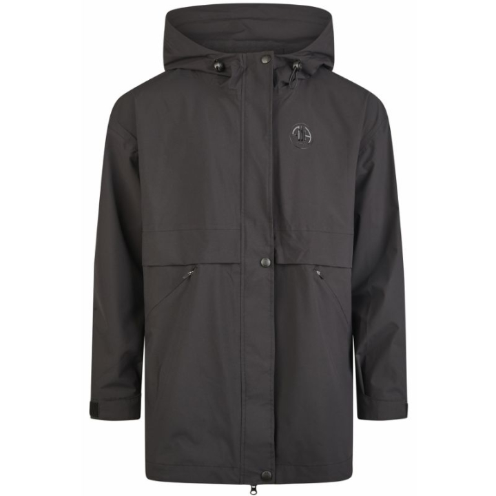 Veste de pluie Rain-Zip-Poncho Noir dans le groupe Vêtements d'équitation / Manteaux & Vestes / Imperméables chez Equinest (18440026BA_r)