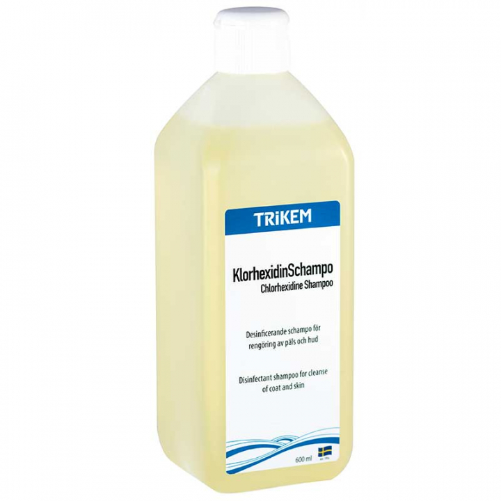 Shampoing à la chlorhexidine 600 ml dans le groupe Produits de soins / Soin du pelage / Shampoing & Après-shampoing chez Equinest (1850060)