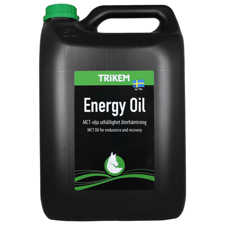 Energy Oil 5000ml dans le groupe Compléments alimentaires / Compléments alimentaires pour chevaux / Performance chez Equinest (1860050-5000)