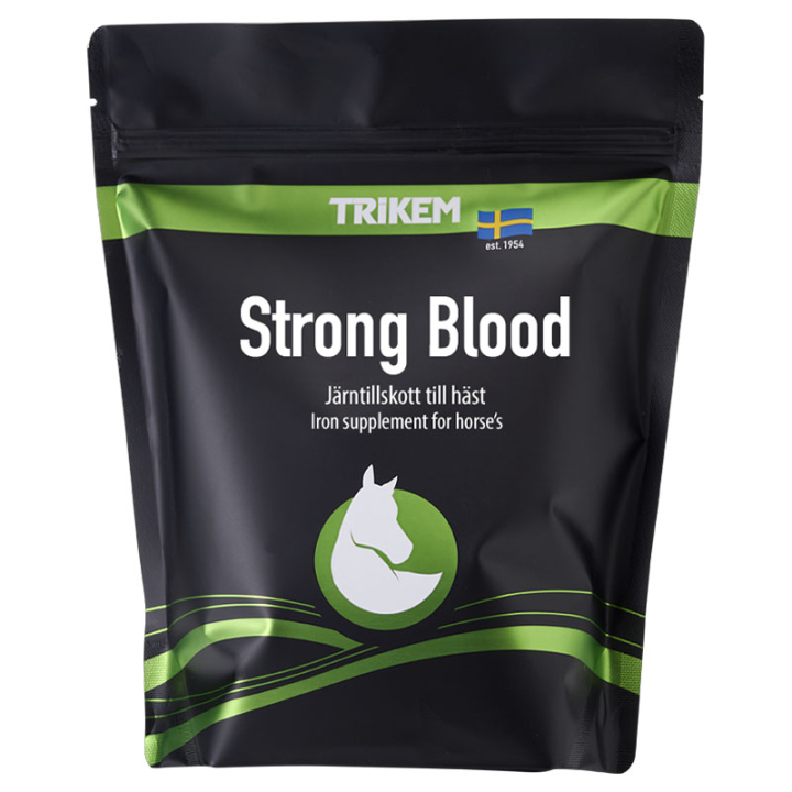 Strong Blood 900g dans le groupe Compléments alimentaires / Compléments alimentaires pour chevaux / Respiration & Voies respiratoires chez Equinest (1894000-900)