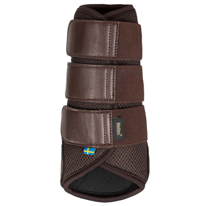 Guêtres fermées Airflow Brush Boots Brun dans le groupe Équipement cheval / Protections des Membres / Guêtres fermées & Guêtres de dressage chez Equinest (20191701BR)