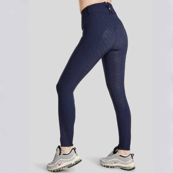 Culotte d'équitation Megan Yati Full Grip Bleu Marine dans le groupe Vêtements d'équitation / Pantalons d'équitation / Culottes d'équitation chez Equinest (207821033NA_r)