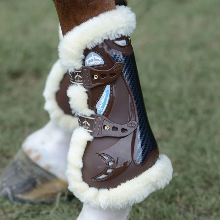Guêtres Gel Vento STS Marron  dans le groupe Équipement cheval / Protections des Membres / Guêtres ouvertes chez Equinest (210201700_B_r)