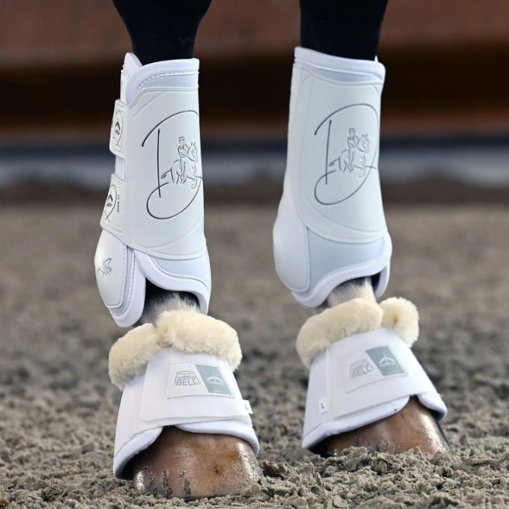 Guêtres de dressage avant velcro Absolute Blanc dans le groupe Équipement cheval / Protections des Membres / Guêtres fermées & Guêtres de dressage chez Equinest (21020192Vi_r)