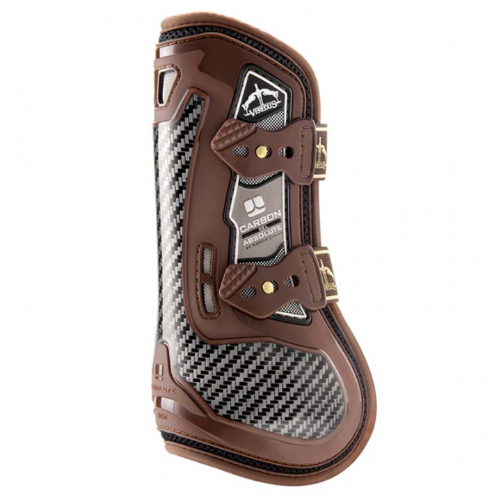 Guêtres ouvertes Carbon Gel Absolute Marron dans le groupe Équipement cheval / Protections des Membres / Guêtres ouvertes chez Equinest (21020260Br_r)