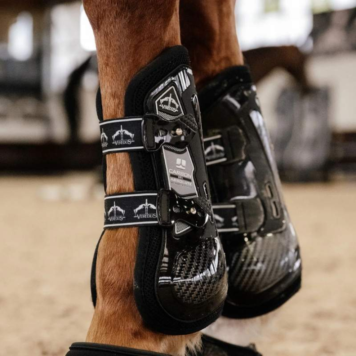 Guêtres ouvertes Carbon Gel Absolute Noir dans le groupe Équipement cheval / Protections des Membres / Guêtres ouvertes chez Equinest (21020260Sv_r)