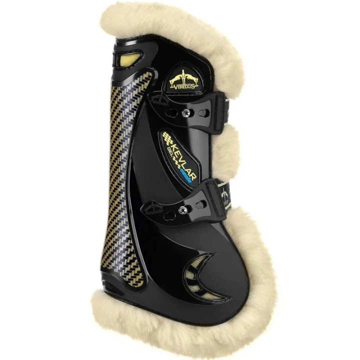 Guêtres ouvertes Kevlar STS Noir dans le groupe Équipement cheval / Protections des Membres / Guêtres ouvertes chez Equinest (21020470_S_r)