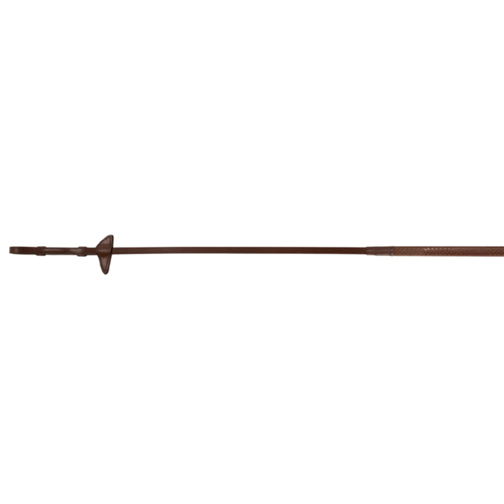 Rênes en caoutchouc Selected Oak Bark/Argent dans le groupe Équipement cheval / Rênes / Rênes en caoutchouc chez Equinest (210672OBSI_r)