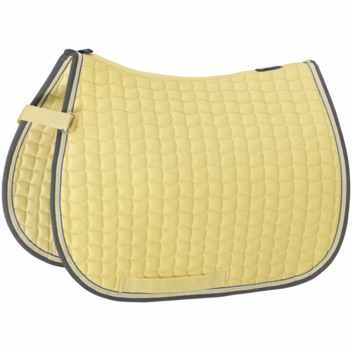 Tapis de selle Shetty Cotton Contrast Jaune dans le groupe Équipement cheval / Tapis de selle / Tapis de selle mixte & Tapis de selle de saut chez Equinest (211700412610YE)