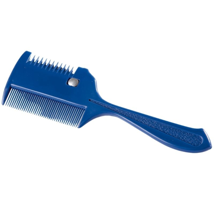 Peigne de trimming Mane Bleu dans le groupe Produits de soins / Brosses et étrilles / Ciseaux & Couteaux de chaleur chez Equinest (217900BL)