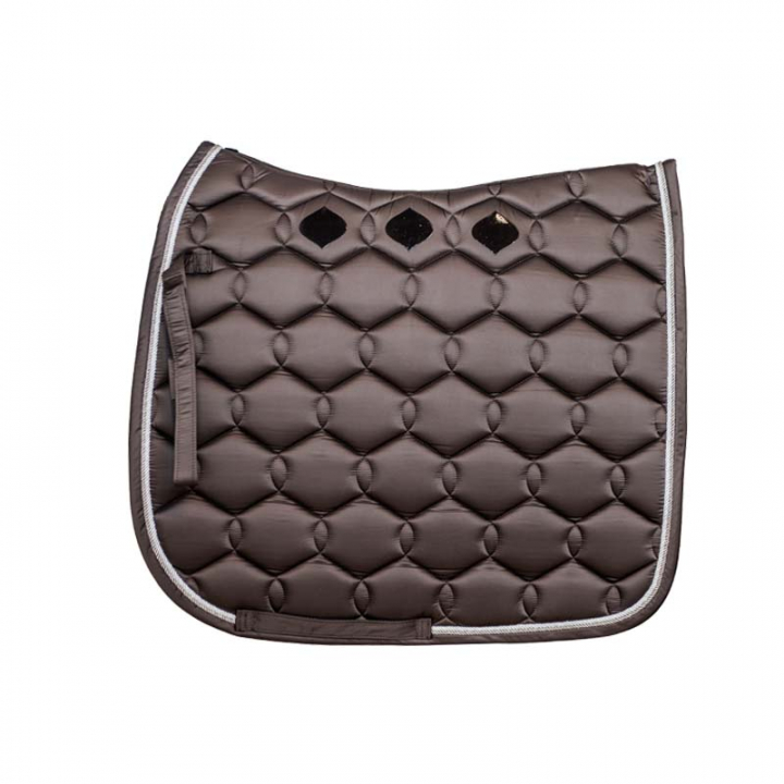 Tapis de dressage Brillant Motif Vague Marron dans le groupe Équipement cheval / Tapis de selle / Tapis de selle dressage chez Equinest (218500_B_r)