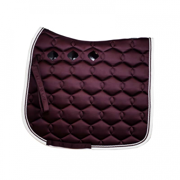 Tapis de dressage Brillant Motif Vague Bordeaux dans le groupe Équipement cheval / Tapis de selle / Tapis de selle dressage chez Equinest (218500_V_r)