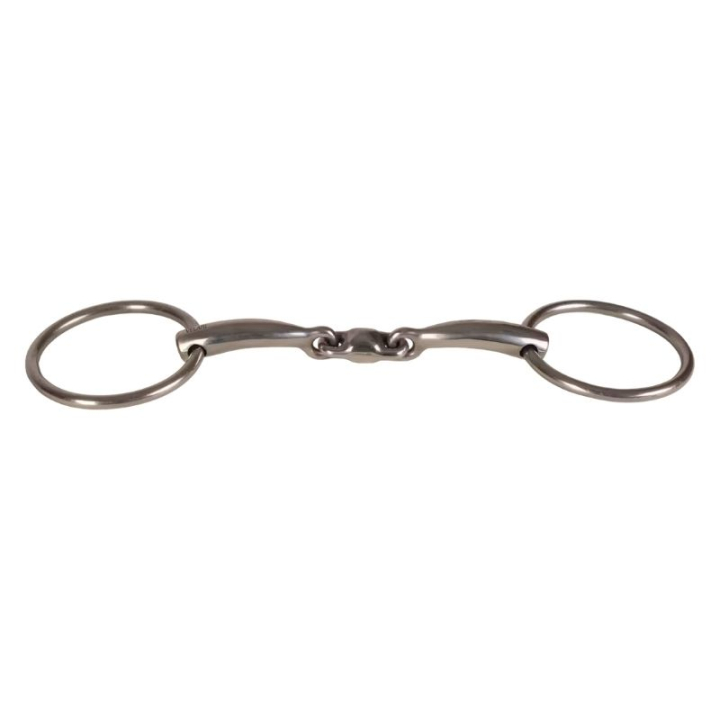 Mors à double brisure à anneaux libres Stainless Steel 14mm dans le groupe Équipement cheval / Mors / Mors de filet chez Equinest (22003421_r)