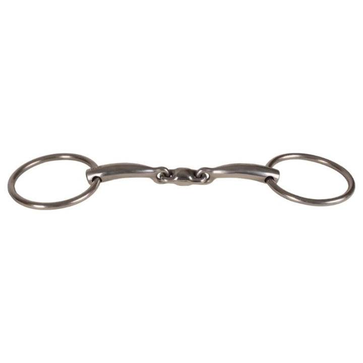 Mors à double brisure à anneaux libres Stainless Steel 16mm dans le groupe Équipement cheval / Mors / Mors de filet chez Equinest (22004421_r)